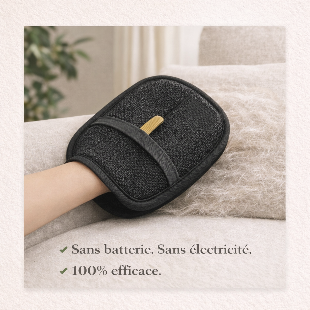 Gant Anti-Poil PoilNet™ pour Chien & Chat